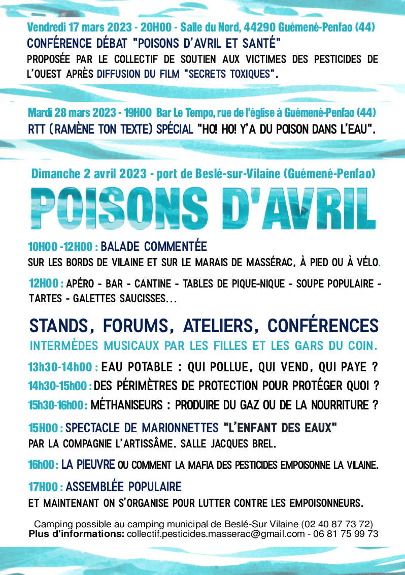 Affiche Poisons d'avril